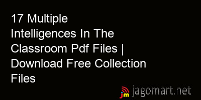 picture 17 Multiple Intelligences In The Classroom Pdf Files | Download Free Collection Files