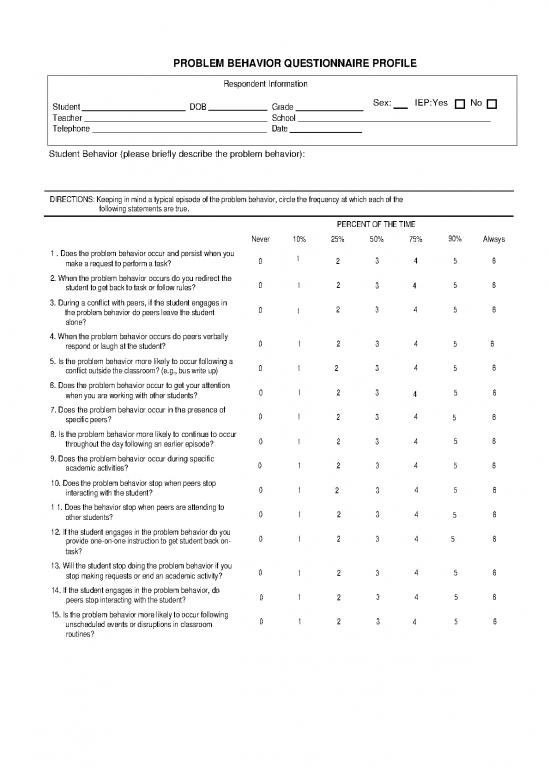 picture Student Behavior Questionnaire Pdf 156915 | 822c5a0582674458b230f93fe1192c9c