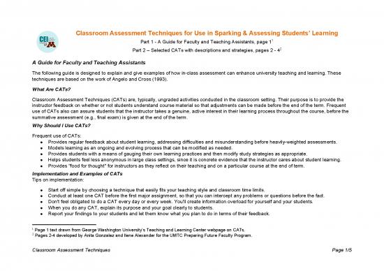 picture Classroom Pdf 156455 | Cei Cats Matrix