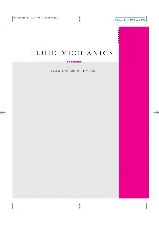 picture Fundamentals Of Fluid Mechanics Pdf 158274 | Cen72367 I Xxv Toc Preface