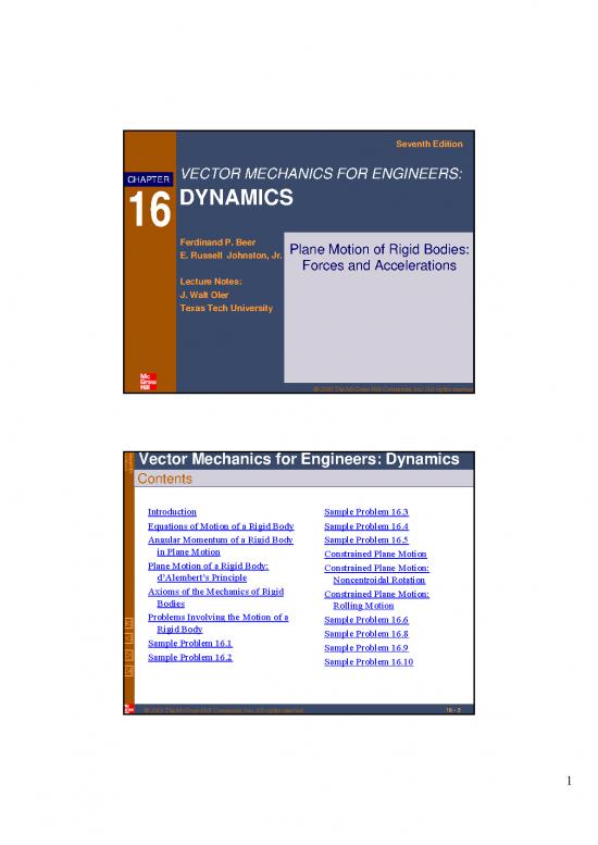 picture Dynamics Of Rigid Bodies Lecture Notes Pdf 158229 | Chapt16 Lecture