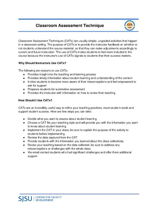 picture_Classroom Pdf 156800 | Classroom Assessment Technique
