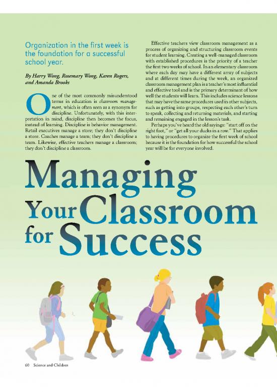 picture Classroom Management Pdf 156426 | Classroom Management Success Wong Et Al