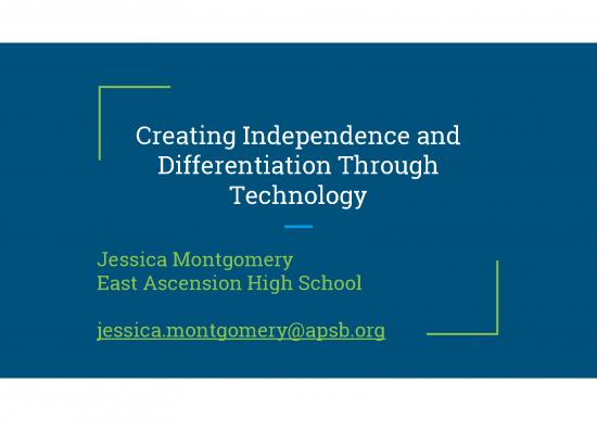 picture1_Classroom Pdf 156073 | Creating Independence And Differentiation Through Technology   Jessica Montgomery