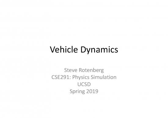 picture Dynamics Pdf 157912 | Cse291 14 Vehicledynamics