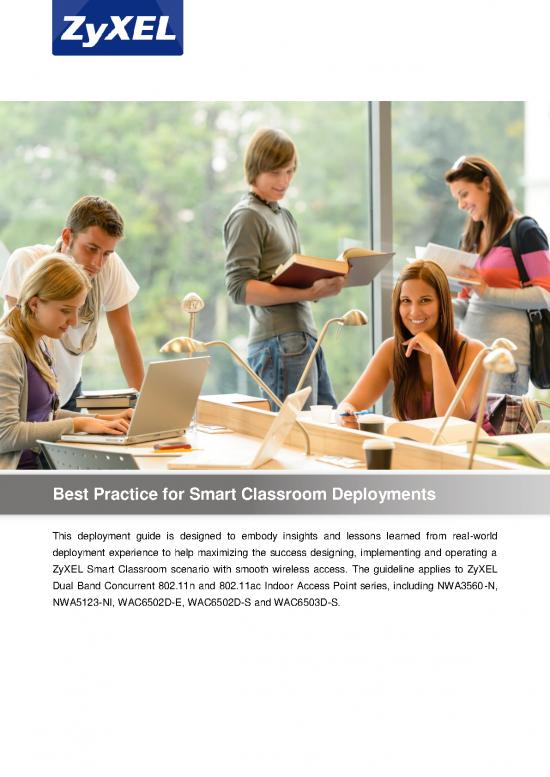 picture Classroom Pdf 156846 | Deploymentguide Bestpracticeforsmartclassroom
