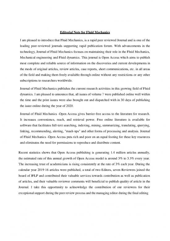 picture Dynamics Pdf 158053 | Editorial Note For Fluid Mechanics