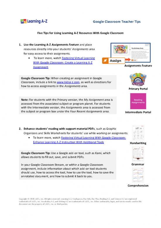 picture_Classroom Pdf 156729 | Google Classroom Teacher Tips