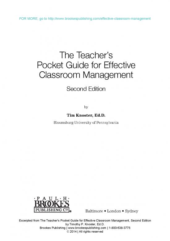 picture Classroom Pdf 156873 | Knoster Classroom Management