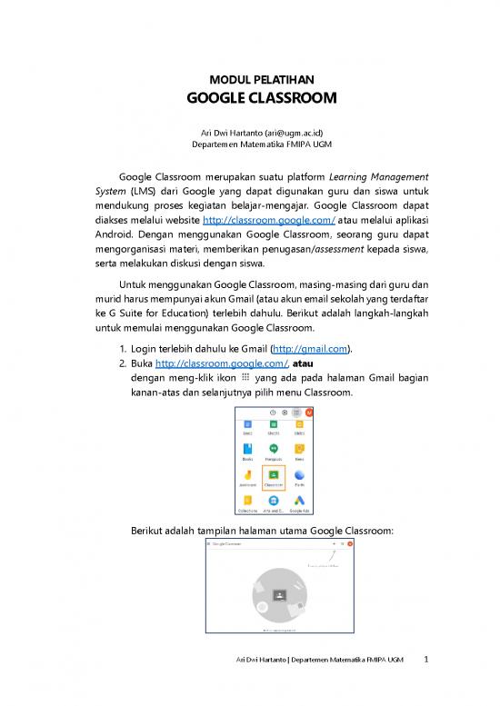 picture_Classroom Management Pdf 156052 | Lampiran Ari Modul Pelatihan Google Classroom Part 1