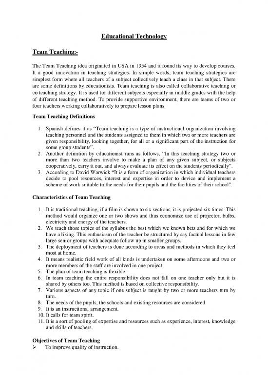 picture_Team Teaching Pdf 156638 | Ma S Iv Et