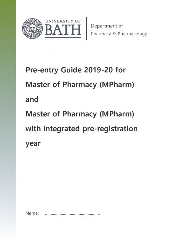 picture_Career Pdf 156180 | Mpharm Pre Entry Guide 2019 20