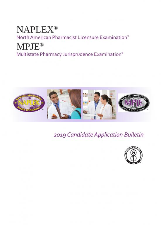 picture_Naplex Mpje Bulletin March 2019