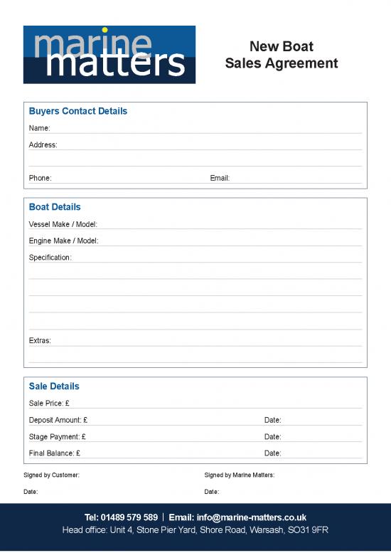 picture_Boat Pdf 157154 | New Boat Agreement Fillable