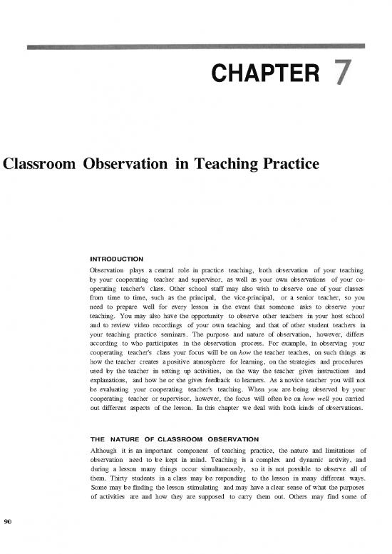 picture Classroom Pdf 156775 | Practice Teaching A Reflective Approach Chap 7 Classroom Observation In Teaching Practice
