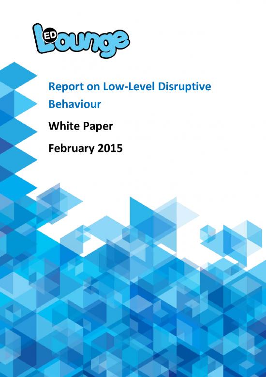 picture_Classroom Pdf 156862 | Report Low Level Disruptive Behaviour