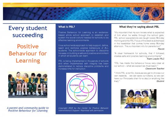 picture_Positive Behaviour For Learning Pdf 156552 | Rsc Pbl Parent Factsheet