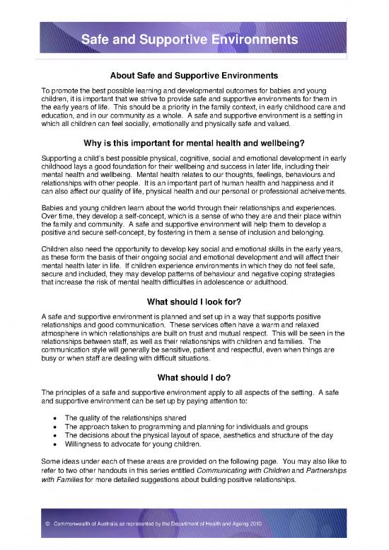 picture1_Learning Environment Pdf 156406 | Safe And Supportive Environments