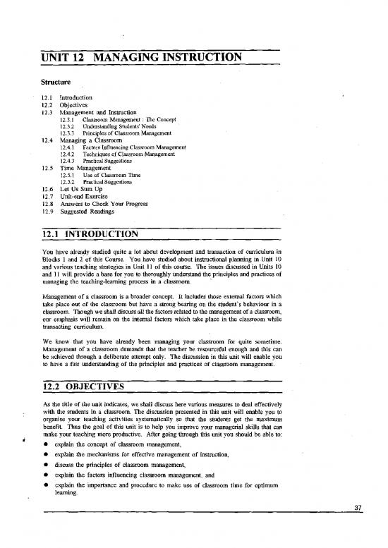 picture_Classroom Management Pdf 156015 | Unit 12