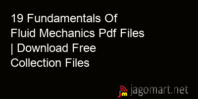 picture 19 Fundamentals Of Fluid Mechanics Pdf Files | Download Free Collection Files