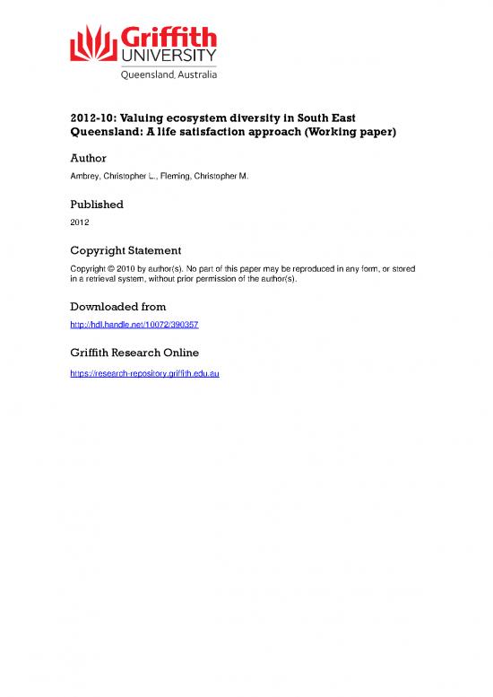 picture_Ecosystem Diversity Pdf 160848 | 2012 10 Valuing Ecosystem Diversity In South East Queensland Life Satisfaction Approach