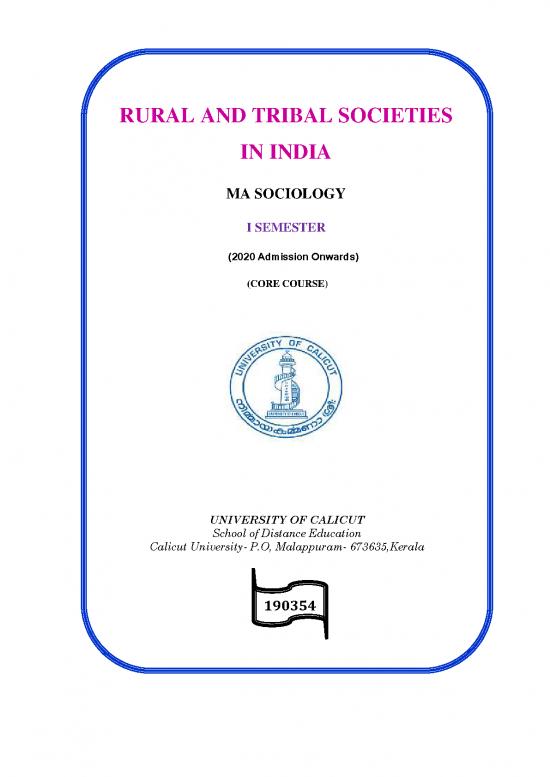 picture1_Society Pdf 159996 | 4  Rural And Tribal Societies In India