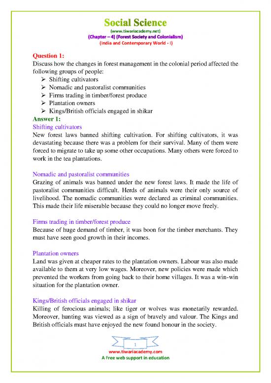 picture1_Forest Pdf 159475 | 9 History Solutions Chapter 4