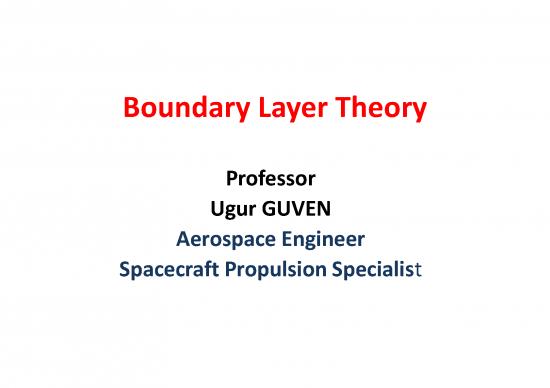 picture_Heat Transfer Pdf 158564 | Aerodynamics Lecture Boundary Layer Theory