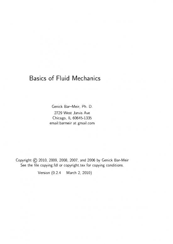 picture_Basics Of Fluid Mechanics Bookzorg