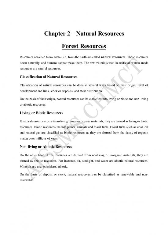 picture_Forest Resources Pdf 158825 | Bsc Hs Sem Iii Envirnmental Sxciences Hs 307 Chapter 2 Natural Resources Forest Resources