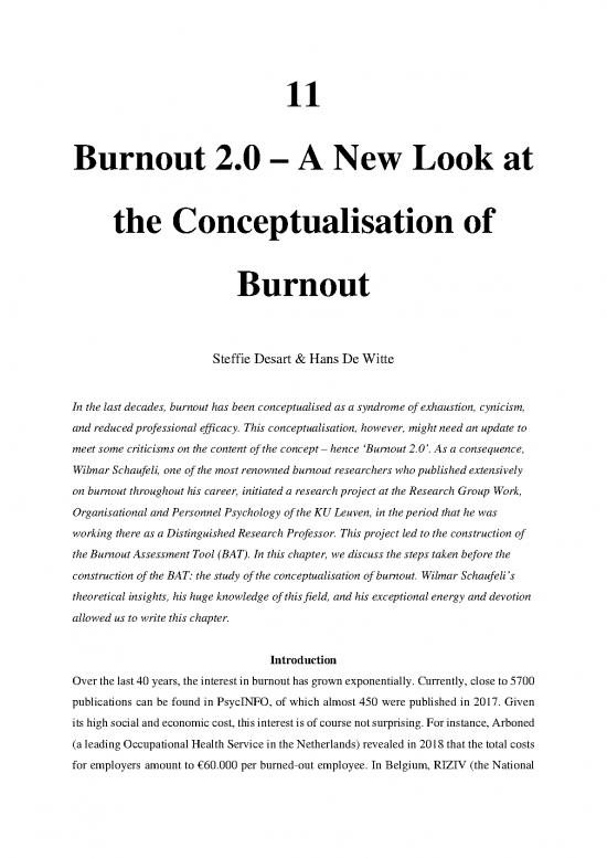 picture_Career Pdf 159618 | Chapter 11 Desart De Witte Burnout 0