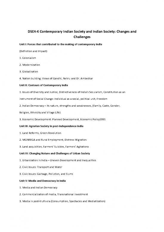 picture_Society Pdf 160060 | Dse4 K Contemporary Indian Society And Indian Society Changes And 03022022