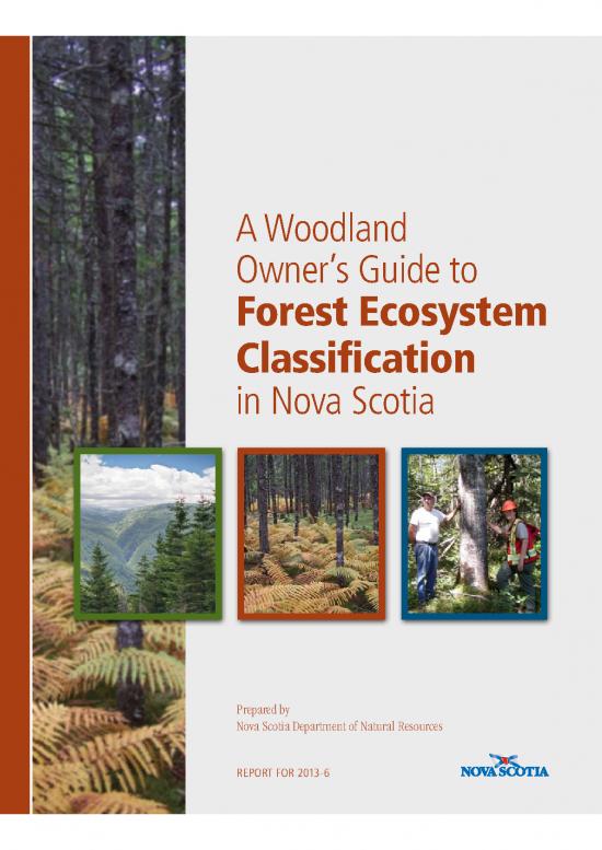 picture Forest Ecosystem Pdf 159083 | Ecosystem Classification