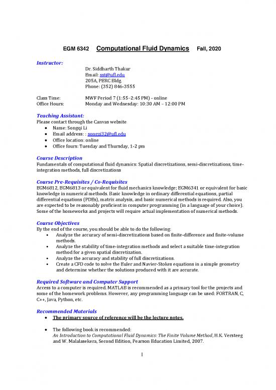 picture_Computational Fluid Dynamics Anderson Pdf 158455 | Egm 6342 Fall2020
