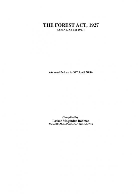 picture Forest Pdf 159151 | Forest Act 1927 Modified April 2000