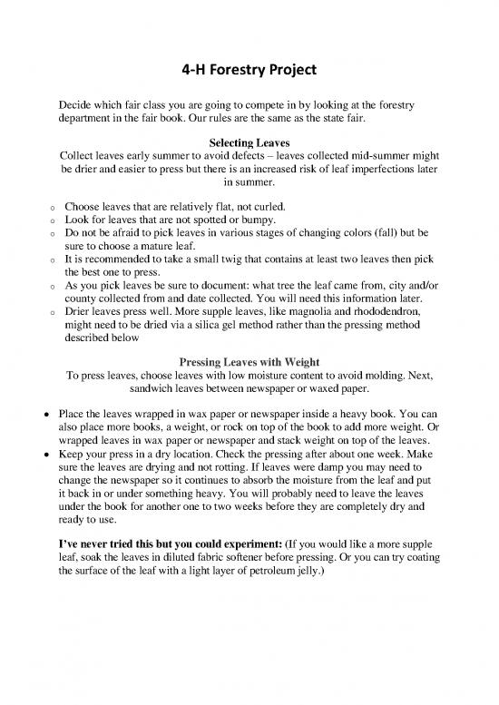 picture_Forestry Book Pdf 159502 | Forestry Pressing Leaves