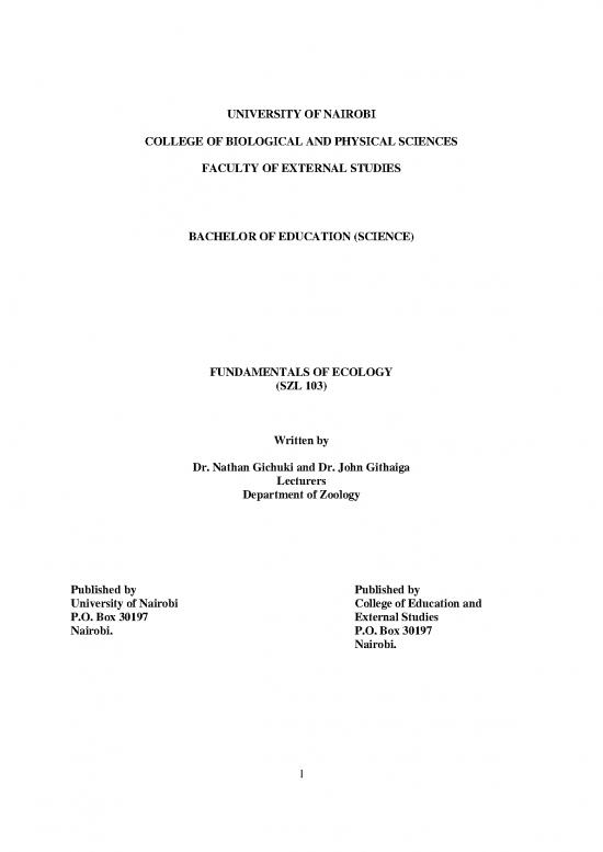 picture Ecology Pdf 160896 | Fundamentals Of Ecology