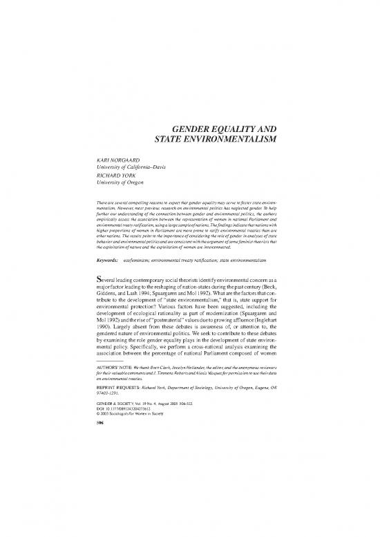 picture_Society Pdf 159924 | Gender Equality Norgaard York 2005