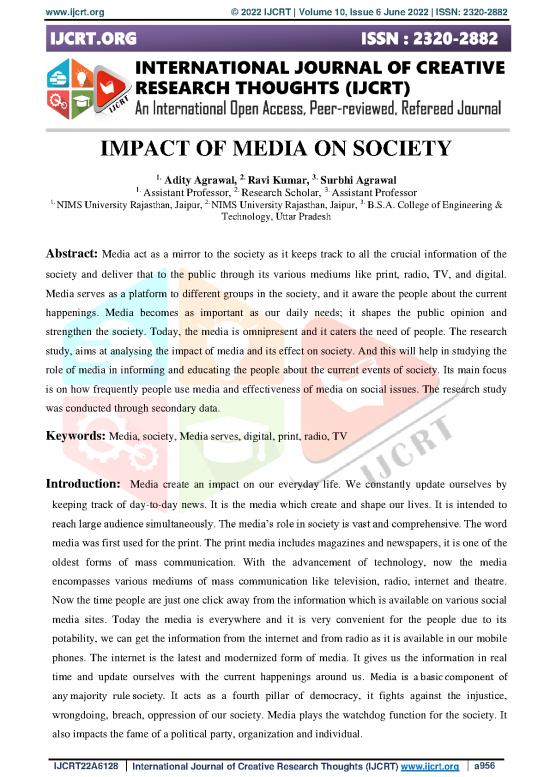 picture1_Society Pdf 159795 | Ijcrt22a6128