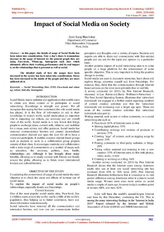 picture1_Society Pdf 160240 | Impact Of Social Media On Society Ijertv6is070249