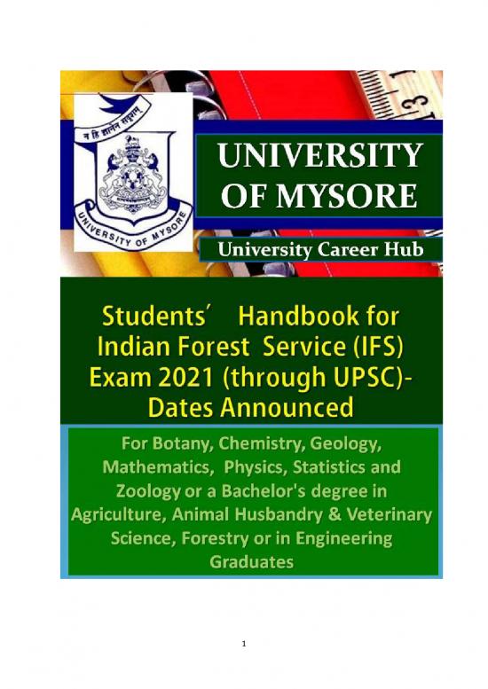 picture1_Forest Pdf 159187 | Indian Forest Service Exam 2021