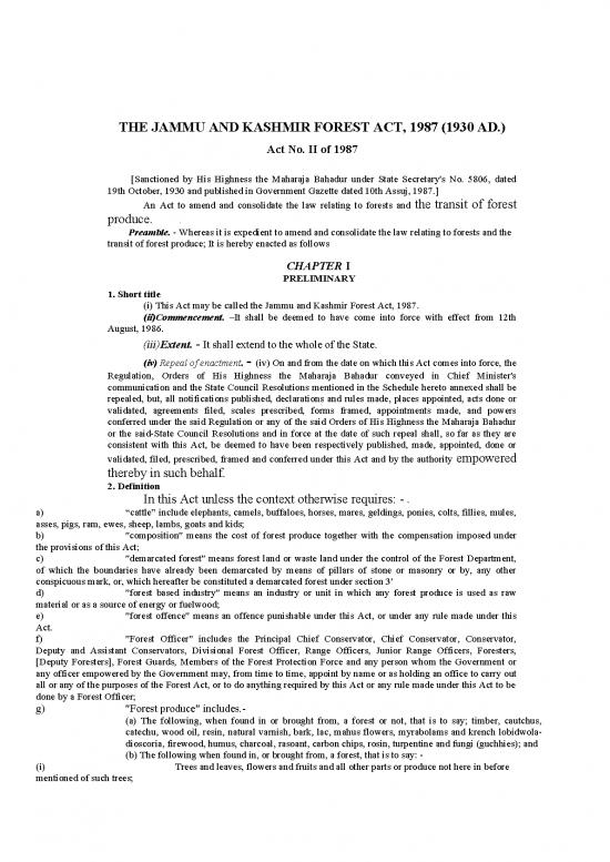 picture1_Forest Pdf 159384 | J K Forest Act 1987  1930 A[d