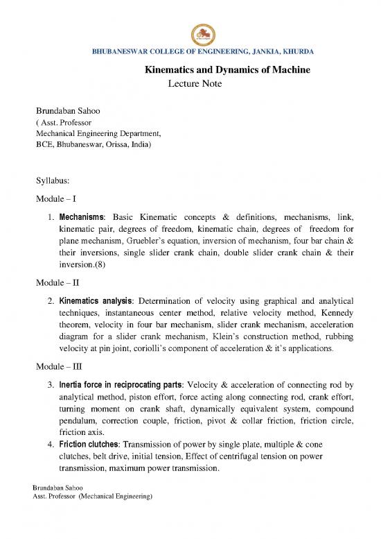 picture1_Kinematics & Dynamics Of Machine