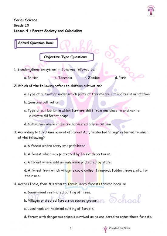 picture1_Forest Pdf 159440 | Lesson 4 History Forest Society And Colonialism