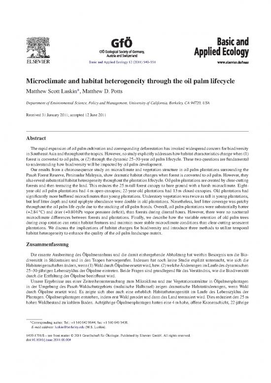 picture_Ecology Pdf 160795 | Luskin Potts 2011 Baae Microclimate And Habitat Heterogeneity Through The Oil Palm Lifecycle