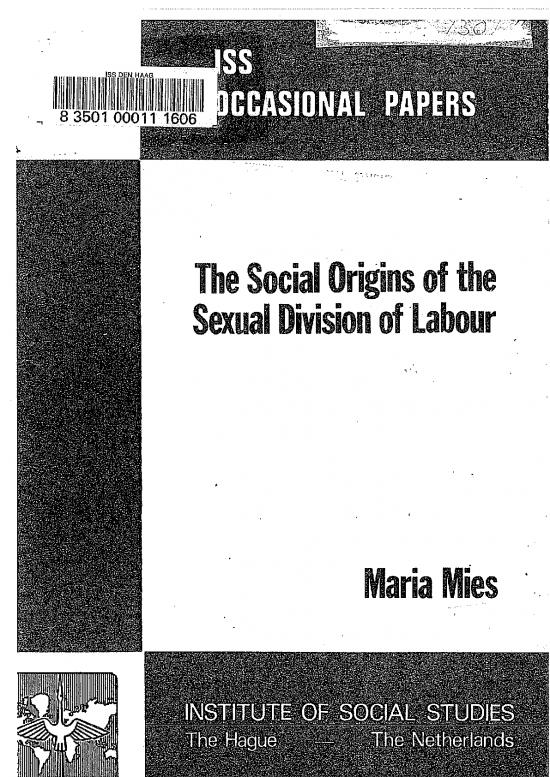 picture1_Mies1981thesocialoriginsofthesexualdevisionoflabour Issoccpap85