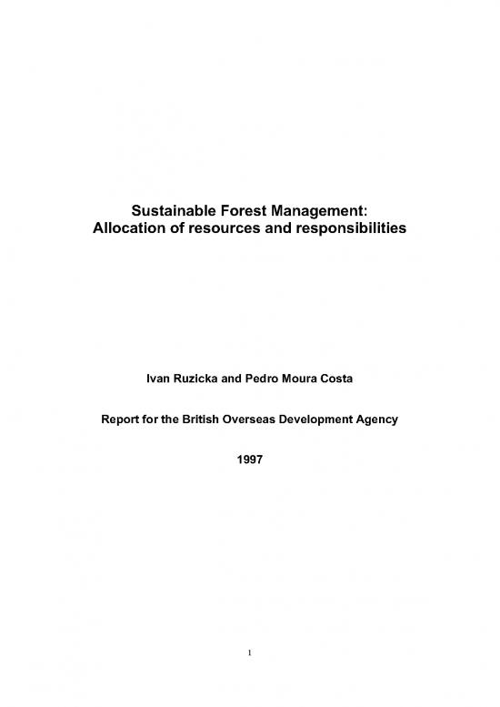 picture Forest Resources Pdf 159099 | Moura Costa,  Sustainable Forest Management  Allocation Of Resources And Responsibilities