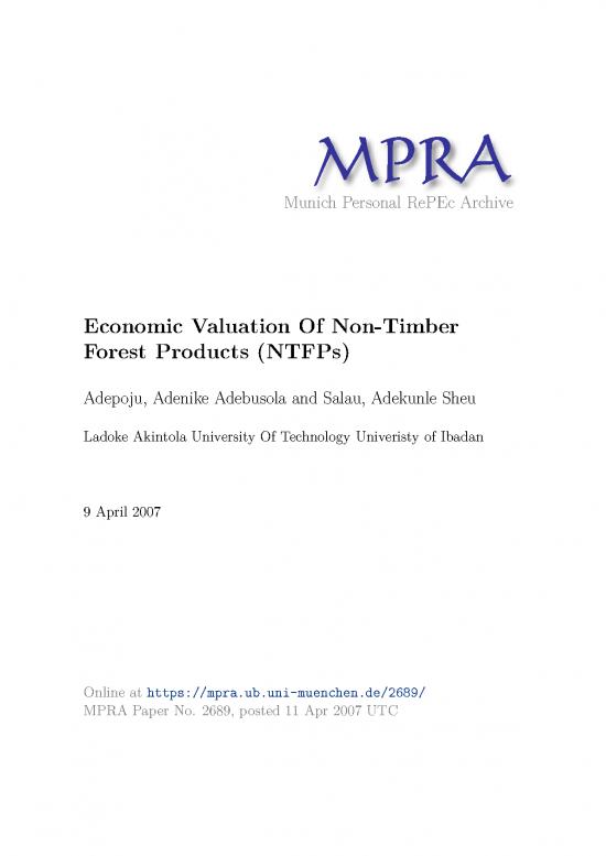 picture Forest Pdf 159069 | Mpra Paper 2689