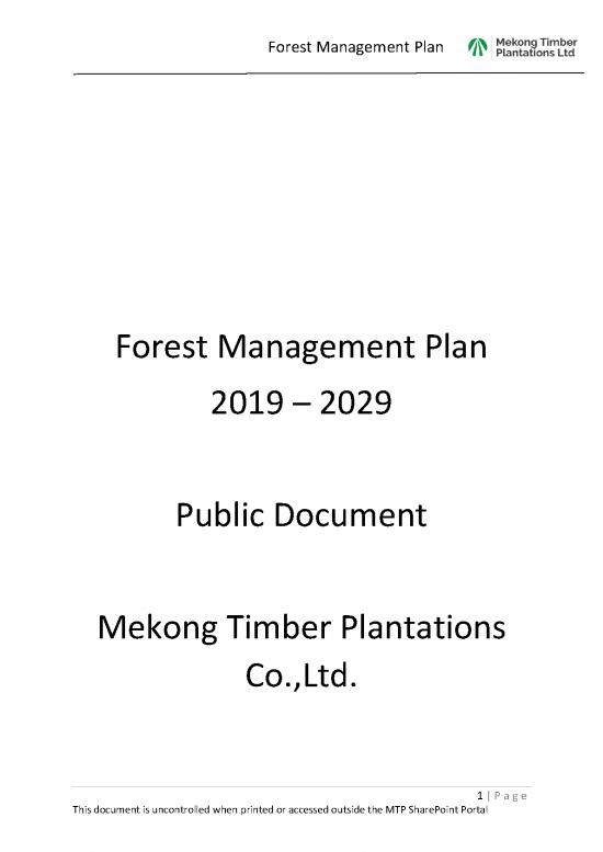 picture Forest Resources Pdf 159410 | Mtp Public Forest Management Plan  Fmp  E