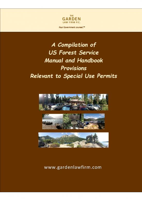 picture1_Forest Pdf 159330 | Pages From A Compilation Of Us Forest Service Manual And Handbook Provisions Relevant To Special Use Permits Excerpted Pages 1 107 Protected